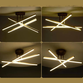 2024 new ceiling lamp Nordic modern LED lamp living room dining room bedroom lights ceiling chandelier