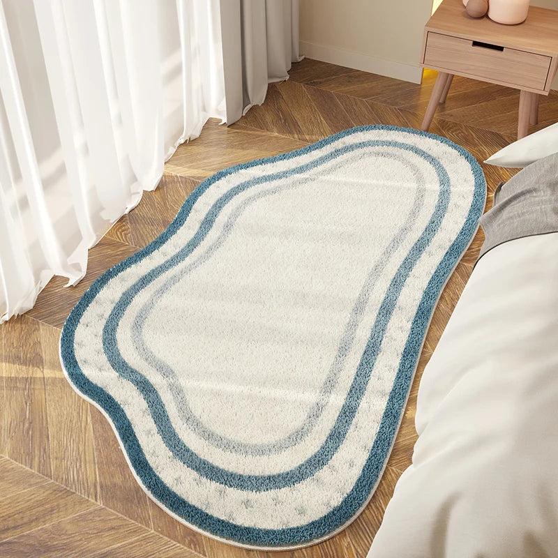 Shaped Bedroom Carpet Comfortable Soft Modern Home Decoration Aesthetics Cloud Balcony Rug Corridor Rugs tapete 양탄자 tapis ковер