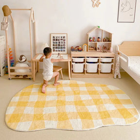 Plaid Minimalist Large Area Living Room Carpet Comfortable Soft Bedroom Rug Home Decoration Children's Room Rugs ковер Tapete IG