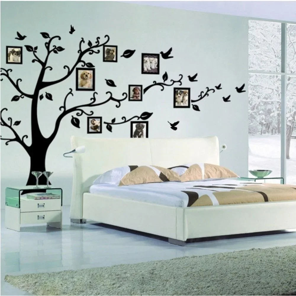 50*70cm Large Photo Tree Wall StickersHome Decor Living Room Bedroom DIY 3d Wall Art Decals Family  Frame Murals Decor