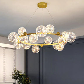 Luxury Magic Bean Living Room Bedroom Starry Chandelier Creative Restaurant Clothing Store Pendant Lamp Home Decor Light Fixture