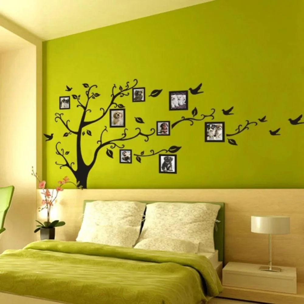 50*70cm Large Photo Tree Wall StickersHome Decor Living Room Bedroom DIY 3d Wall Art Decals Family  Frame Murals Decor