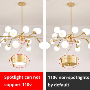 Top Selling Creative Gold nordic Chandelier Lights For Living Room Bedroom G9 Lamps Fixtures Indoor Home Decoration No Bulbs